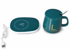 Taza con base calentadora