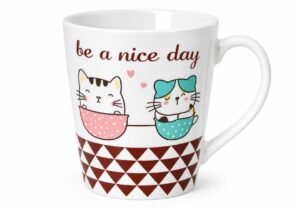Taza de cerámica diseño gatito