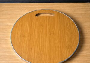 Tabla redonda de madera