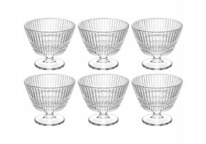 Copas de vidrio para postre